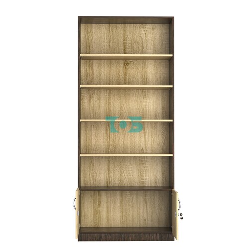 Стеллаж из ДСП с 4-мя полками 400x900 мм серии LEVEL-4 №14 (З/C - ДВП)