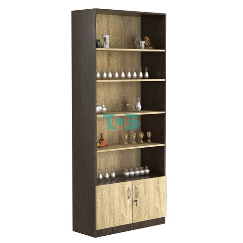 Стеллаж из ДСП с 4-мя полками 400x900 мм серии LEVEL-4 №14 (З/C - ДВП)