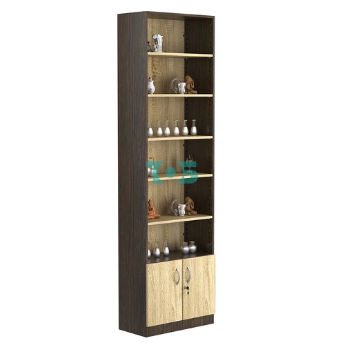 Стеллаж из ДСП с 5-ю полками 300x600 мм серии LEVEL-5 №5 (З/C - ДВП)