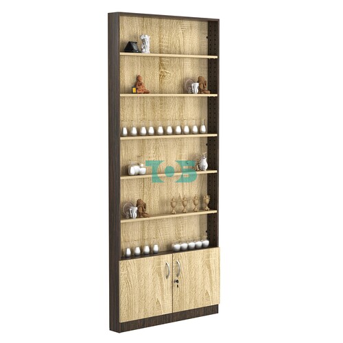 Стеллаж из ДСП с 5-ю полками 100x900 мм серии LEVEL-5 №8 (З/C - ДВП)