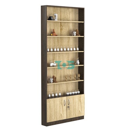 Стеллаж из ДСП с 5-ю полками 150x900 мм серии LEVEL-5 №9 (З/C - ДВП)