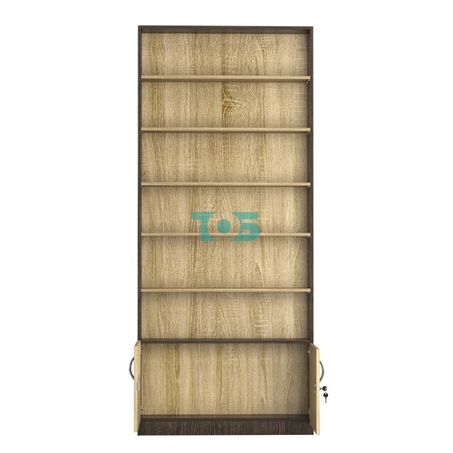 Стеллаж из ДСП с 5-ю полками 300x900 мм серии LEVEL-5 №12 (З/C - ДВП)