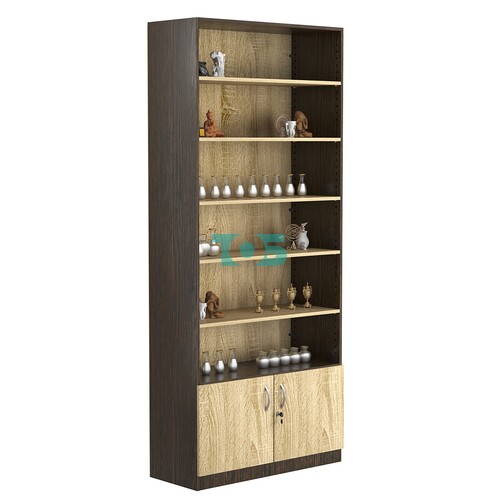 Стеллаж из ДСП с 5-ю полками 350x900 мм серии LEVEL-5 №13 (З/C - ДВП)