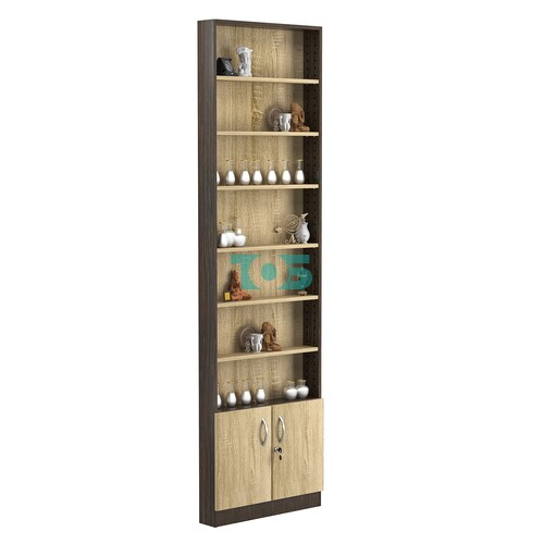 Стеллаж из ДСП с 6-ю полками 100x600 мм серии LEVEL-6 №1 (З/C - ДВП)