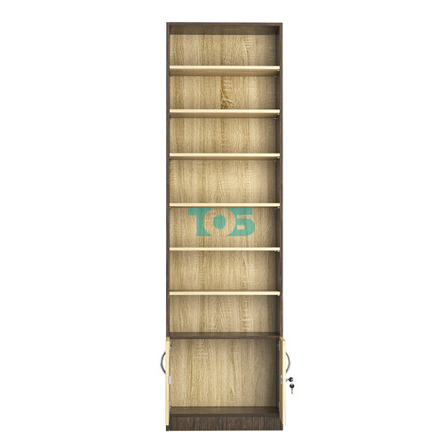 Стеллаж из ДСП с 6-ю полками 300x600 мм серии LEVEL-6 №5 (З/C - ДВП)