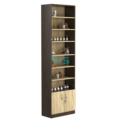 Стеллаж из ДСП с 6-ю полками 300x600 мм серии LEVEL-6 №5 (З/C - ДВП)