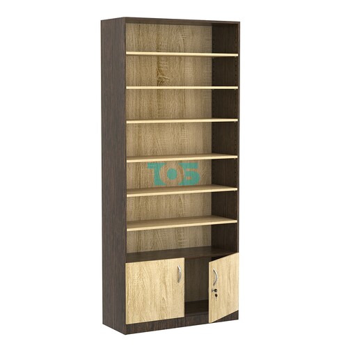 Стеллаж из ДСП с 6-ю полками 350x900 мм серии LEVEL-6 №13 (З/C - ДВП)