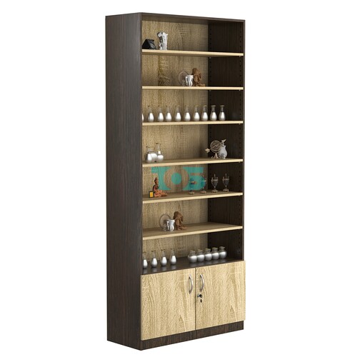 Стеллаж из ДСП с 6-ю полками 350x900 мм серии LEVEL-6 №13 (З/C - ДВП)