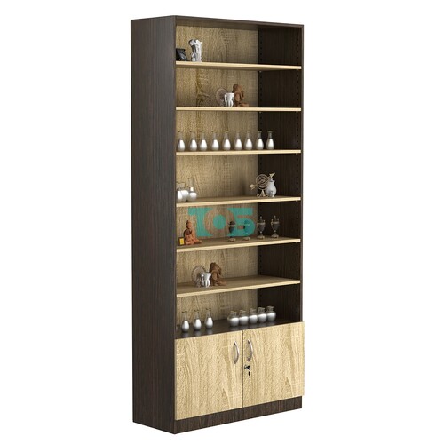 Стеллаж из ДСП с 6-ю полками 400x900 мм серии LEVEL-6 №14 (З/C - ДВП)