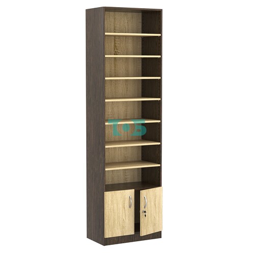 Стеллаж из ДСП с 7-ю полками 350x600 мм серии LEVEL-7 №6 (З/C - ДВП)