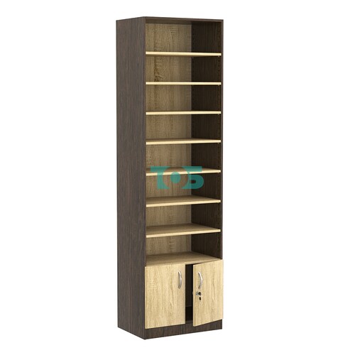 Стеллаж из ДСП с 7-ю полками 400x600 мм серии LEVEL-7 №7 (З/C - ДВП)