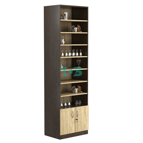 Стеллаж из ДСП с 7-ю полками 400x600 мм серии LEVEL-7 №7 (З/C - ДВП)