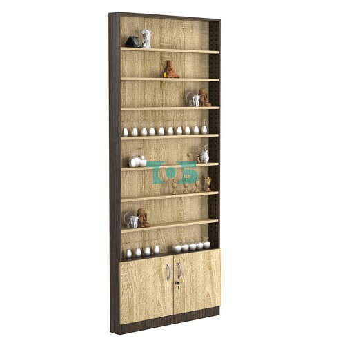 Стеллаж из ДСП с 7-ю полками 100x900 мм серии LEVEL-7 №8 (З/C - ДВП)