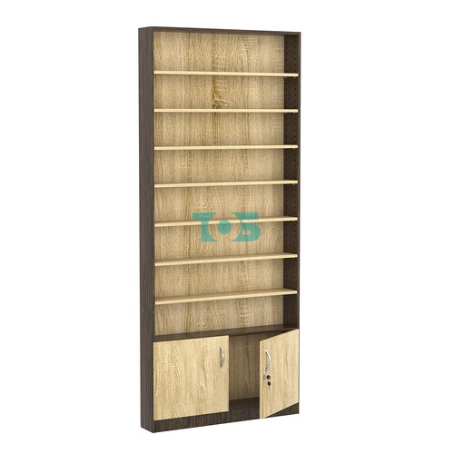 Стеллаж из ДСП с 7-ю полками 150x900 мм серии LEVEL-7 №9 (З/C - ДВП)