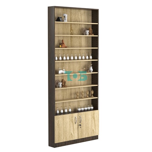 Стеллаж из ДСП с 7-ю полками 150x900 мм серии LEVEL-7 №9 (З/C - ДВП)