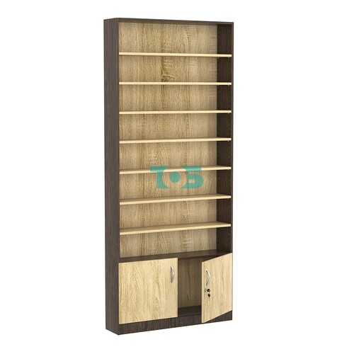 Стеллаж из ДСП с 7-ю полками 200x900 мм серии LEVEL-7 №10 (З/C - ДВП)