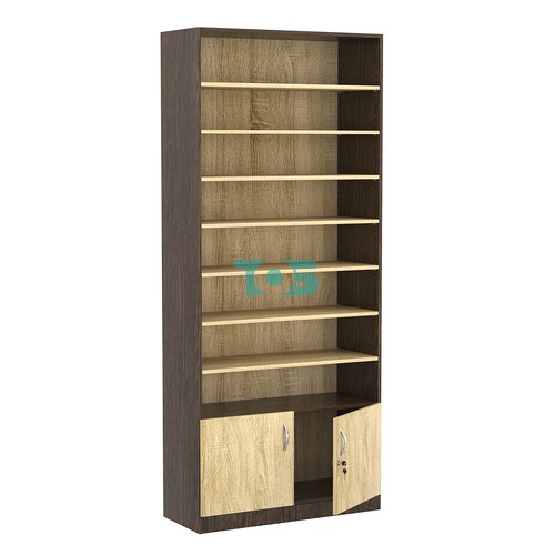 Стеллаж из ДСП с 7-ю полками 350x900 мм серии LEVEL-7 №13 (З/C - ДВП)