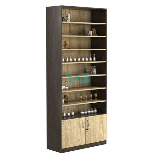 Стеллаж из ДСП с 7-ю полками 350x900 мм серии LEVEL-7 №13 (З/C - ДВП)