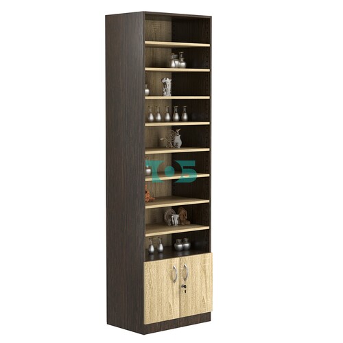 Стеллаж из ДСП с 8-ю полками 400x600 мм серии LEVEL-8 №7 (З/C - ДВП)