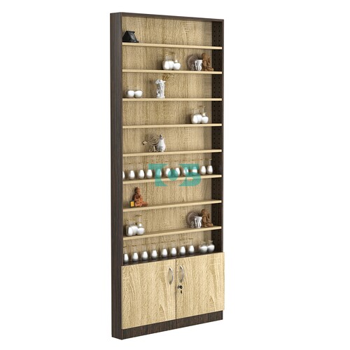 Стеллаж из ДСП с 8-ю полками 100x900 мм серии LEVEL-8 №8 (З/C - ДВП)