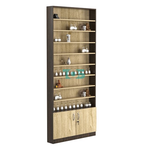 Стеллаж из ДСП с 8-ю полками 150x900 мм серии LEVEL-8 №9 (З/C - ДВП)