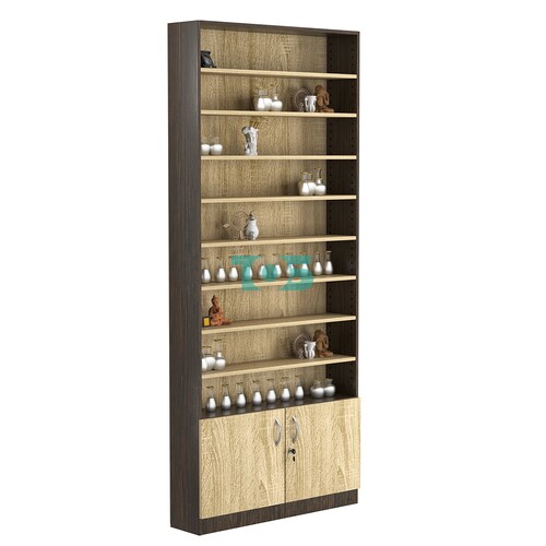 Стеллаж из ДСП с 8-ю полками 200x900 мм серии LEVEL-8 №10 (З/C - ДВП)