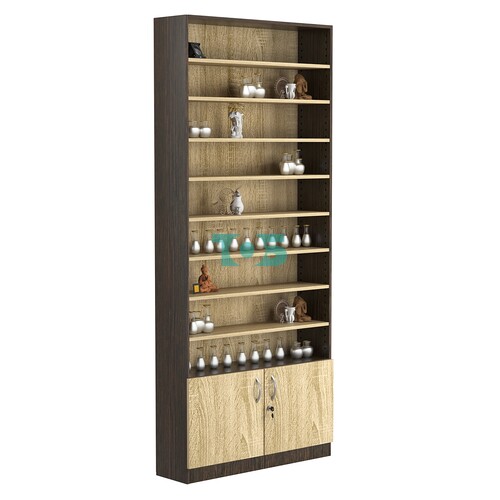 Стеллаж из ДСП с 8-ю полками 400x900 мм серии LEVEL-8 №14 (З/C - ДВП)