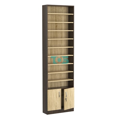 Стеллаж из ДСП с 9-ю полками 200x600 мм серии LEVEL-9 №3 (З/C - ДВП)