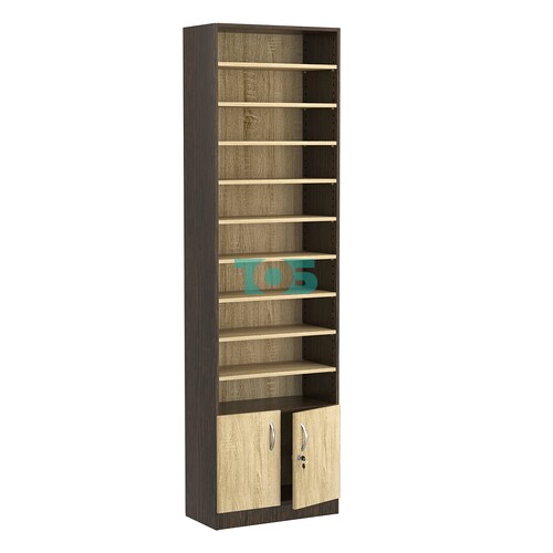 Стеллаж из ДСП с 9-ю полками 300x600 мм серии LEVEL-9 №5 (З/C - ДВП)