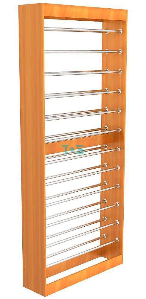 Стеллаж под обои №4 (островной)