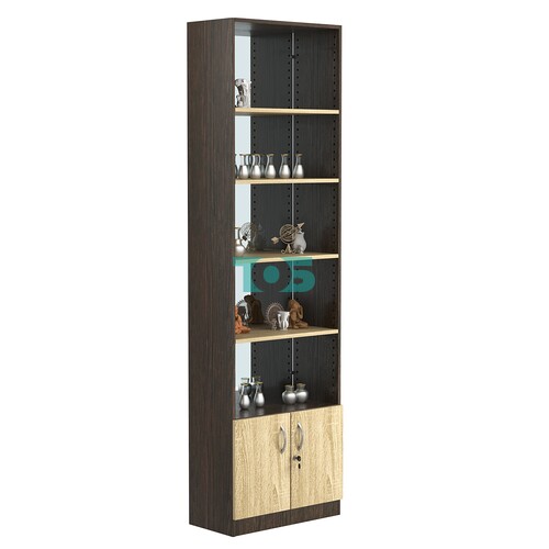 Стеллаж из ДСП с 4-мя полками 300x600 мм серии LEVEL-4 №5-2 (З/C - ЗЕРКАЛО)