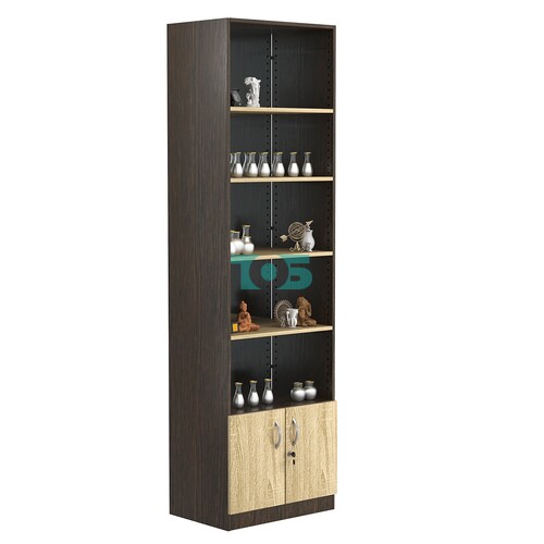 Стеллаж из ДСП с 4-мя полками 400x600 мм серии LEVEL-4 №7-2 (З/C - ЗЕРКАЛО)