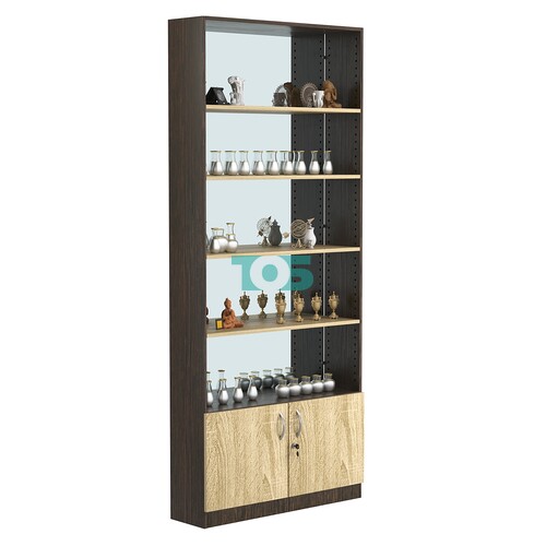 Стеллаж из ДСП с 4-мя полками 250x900 мм серии LEVEL-4 №11-2 (З/C - ЗЕРКАЛО)