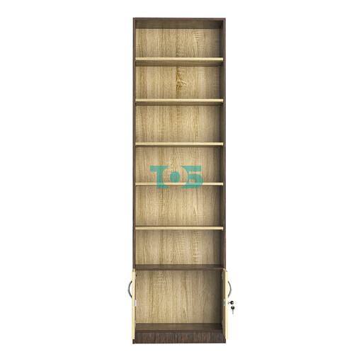 Стеллаж из ДСП с 5-ю полками 350x600 мм серии LEVEL-5 №6-1 (З/C - СТЕКЛО)