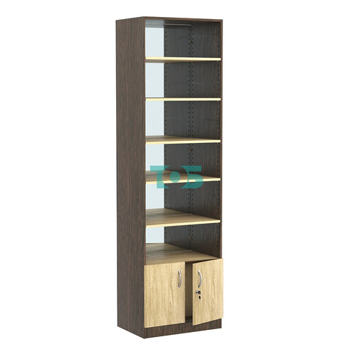 Стеллаж из ДСП с 5-ю полками 400x600 мм серии LEVEL-5 №7-2 (З/C - ЗЕРКАЛО)