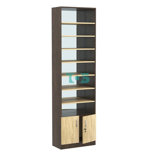 Стеллаж из ДСП с 7-ю полками 300x600 мм серии LEVEL-7 №5-1 (З/C - ЗЕРКАЛО)