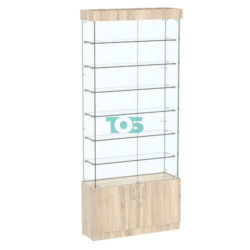 Витрина Истра №31 прямоугольная (задняя стенка - стекло)