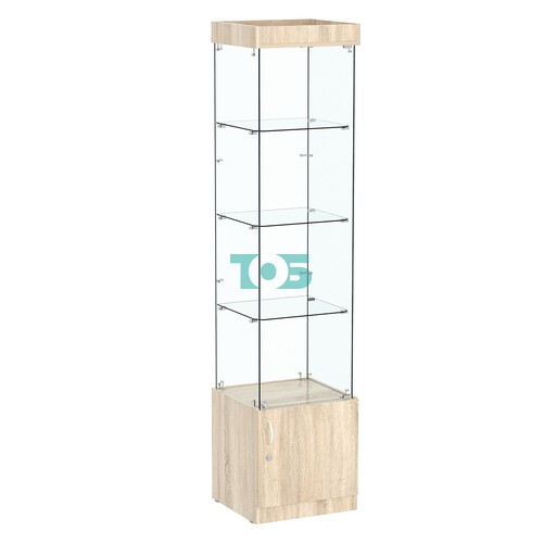 Витрина ИСТРА №2 стаканчик (задняя стенка - стекло)