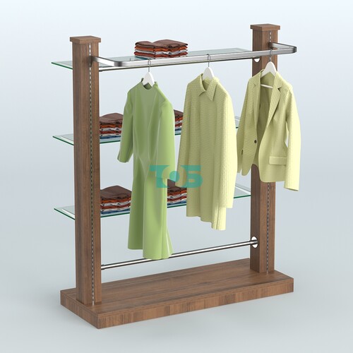 Островная система с перфорацией и тремя стеклянными полками №9