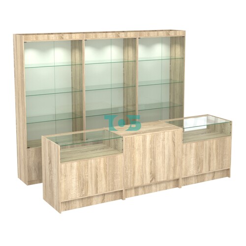 Комплект витрин ЭК-01 и прилавков ЭК-2