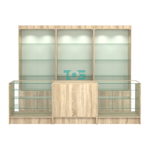 Комплект витрин ЭК-01 и прилавков ЭК-4