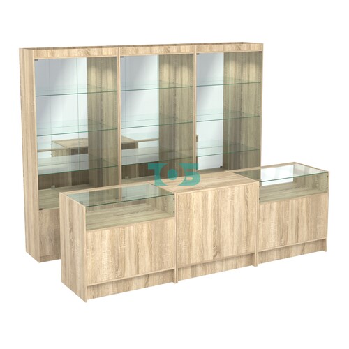 Комплект витрин ЭК-03 и прилавков ЭК-2