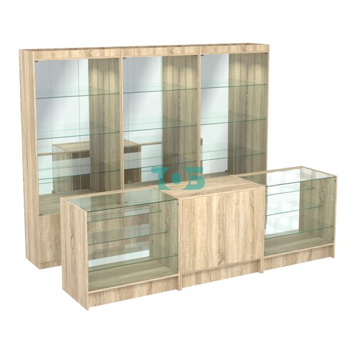 Комплект витрин ЭК-03 и прилавков ЭК-4