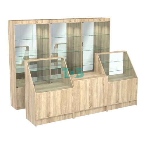 Комплект витрин ЭК-03 и прилавков ЭК-7