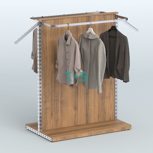 Система ЭЛЕГАНТ островная с ДСП и П-образными поручнями №1