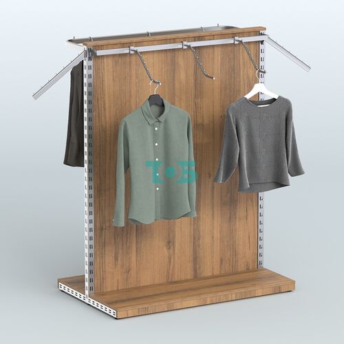 Система ЭЛЕГАНТ островная с ДСП и двумя пооручнями №2