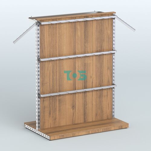 Система ЭЛЕГАНТ островная с разделителем из ДСП и четырьмя поручнями №5