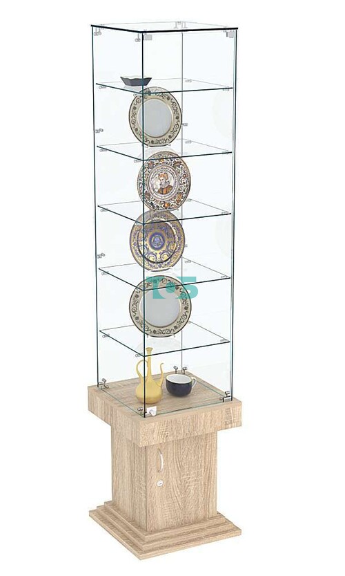 Витрина с пятью полками ДОНЖОН №506