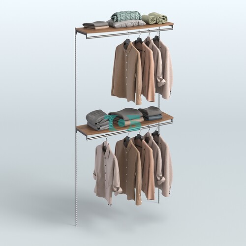 Модульная система Neo Fix №11 со сборными поручнями и закругленными полками ДСП 16 мм (1200 мм)