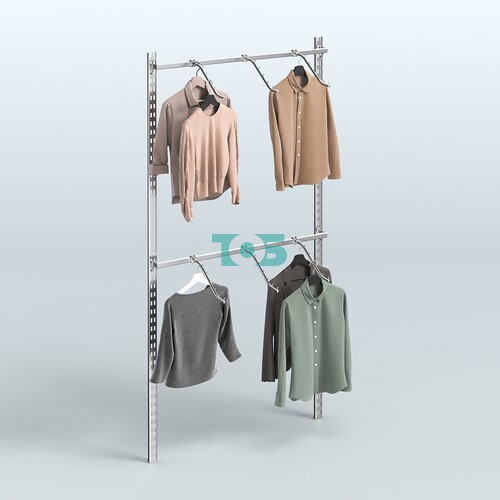 Система ГЛОБАЛ настенная с пристенными поручнями №4 (1200 мм)